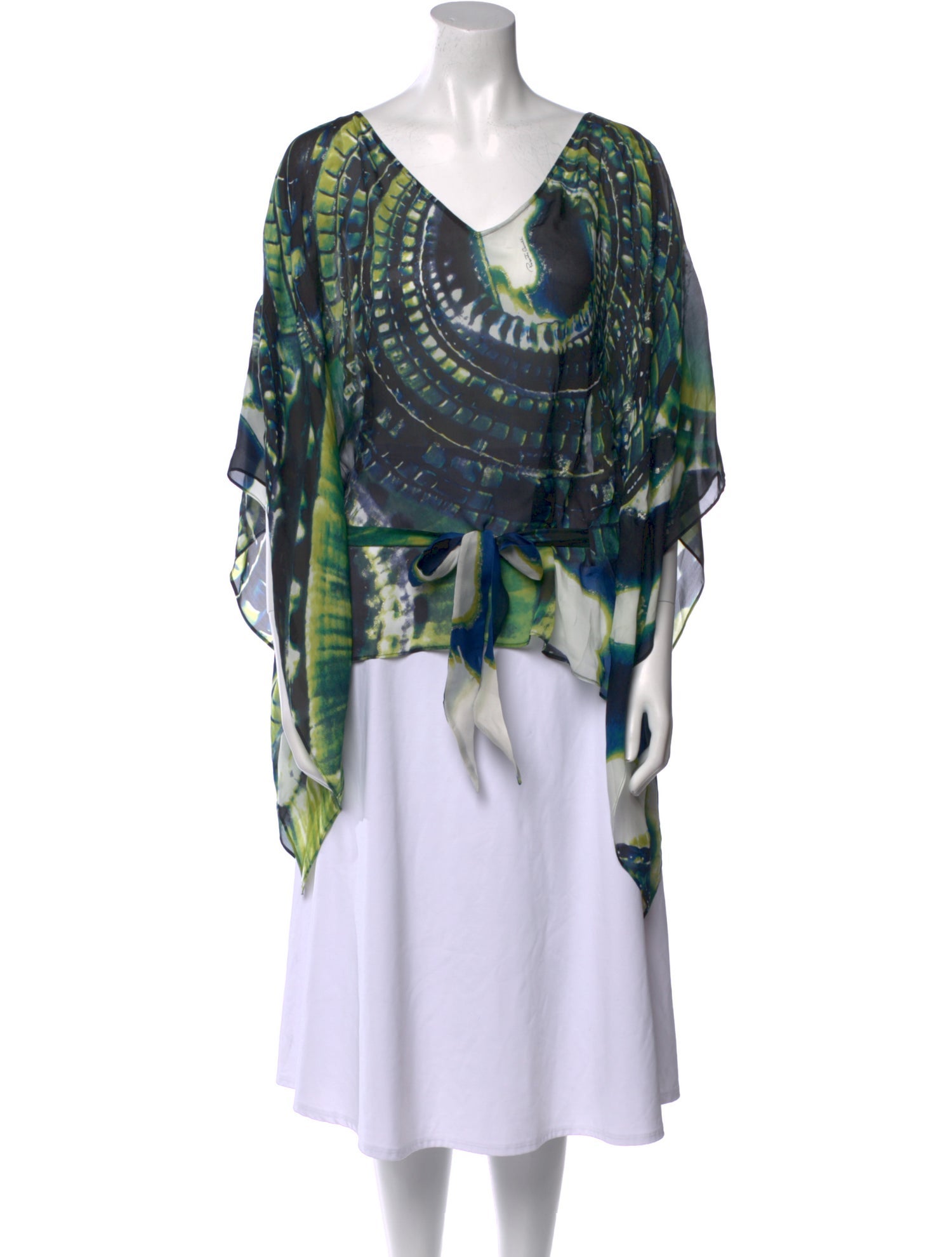Roberto Cavalli Silk Printed Tunic