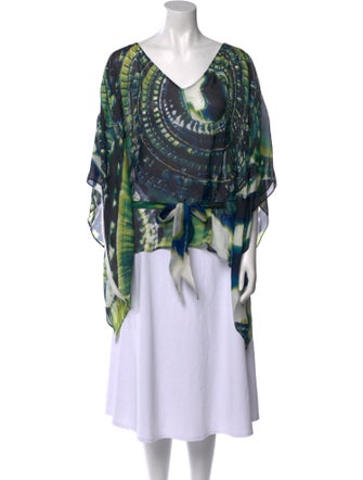 Roberto Cavalli Silk Printed Tunic