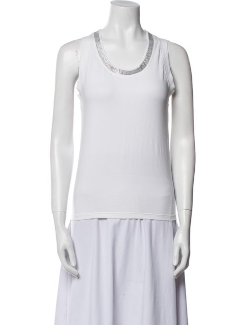 Roberto Cavalli Scoop Neck Sleeveless Top