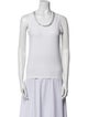 Roberto Cavalli Scoop Neck Sleeveless Top