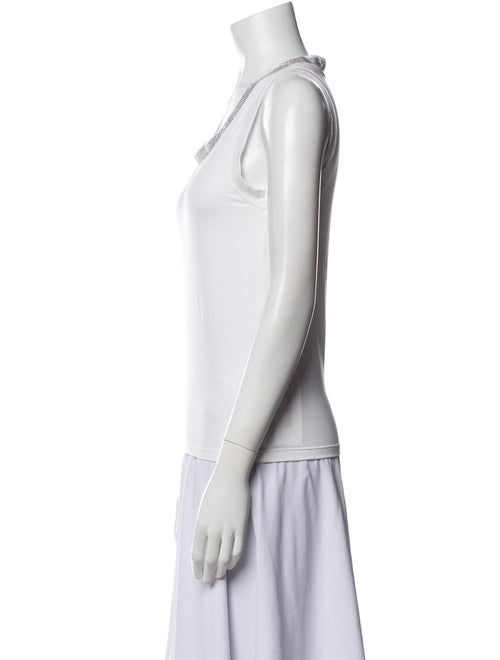 Roberto Cavalli Scoop Neck Sleeveless Top