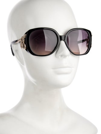 Roberto Cavalli Oversize Gradient Sunglasses