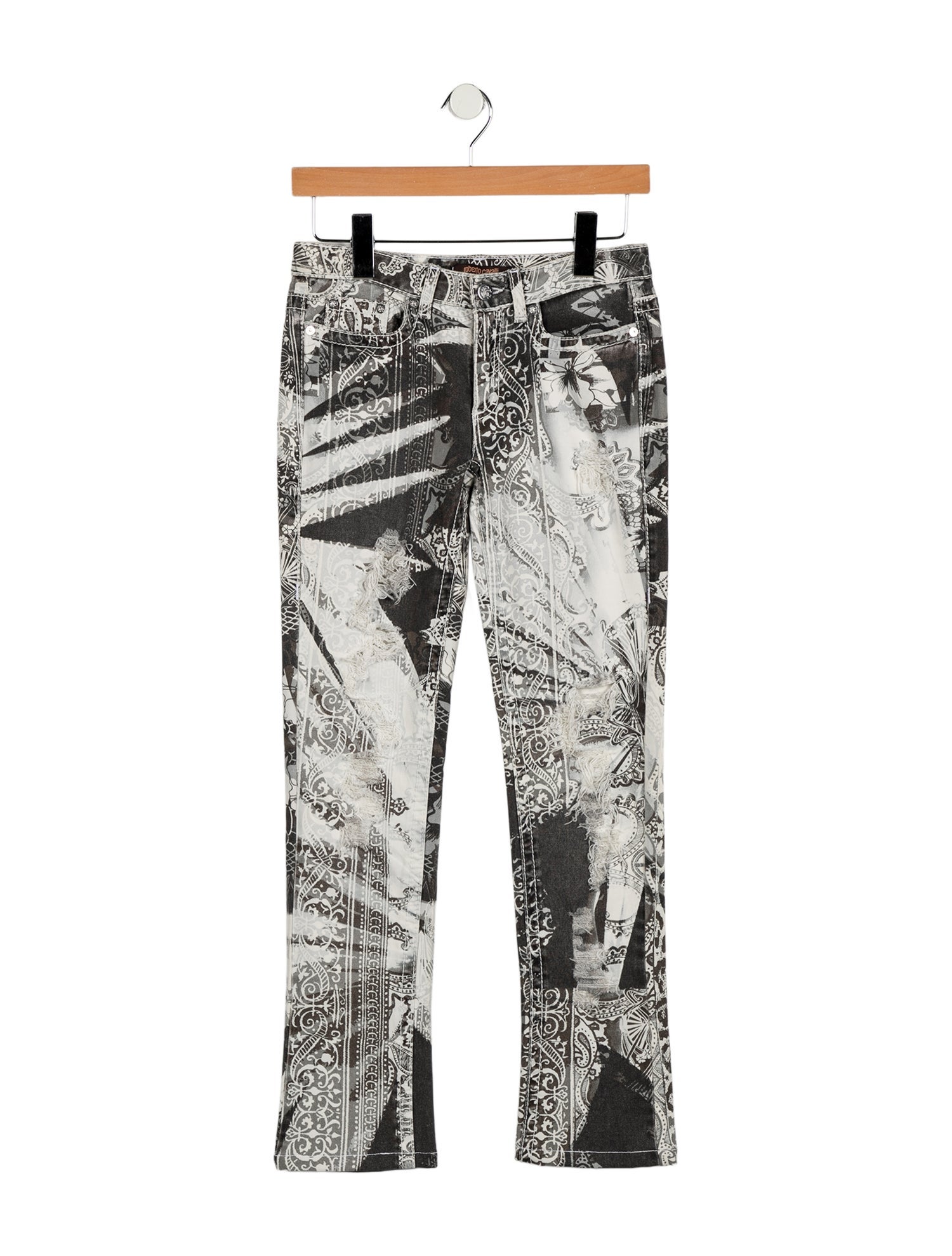 Roberto Cavalli Low-Rise Skinny Leg Jeans