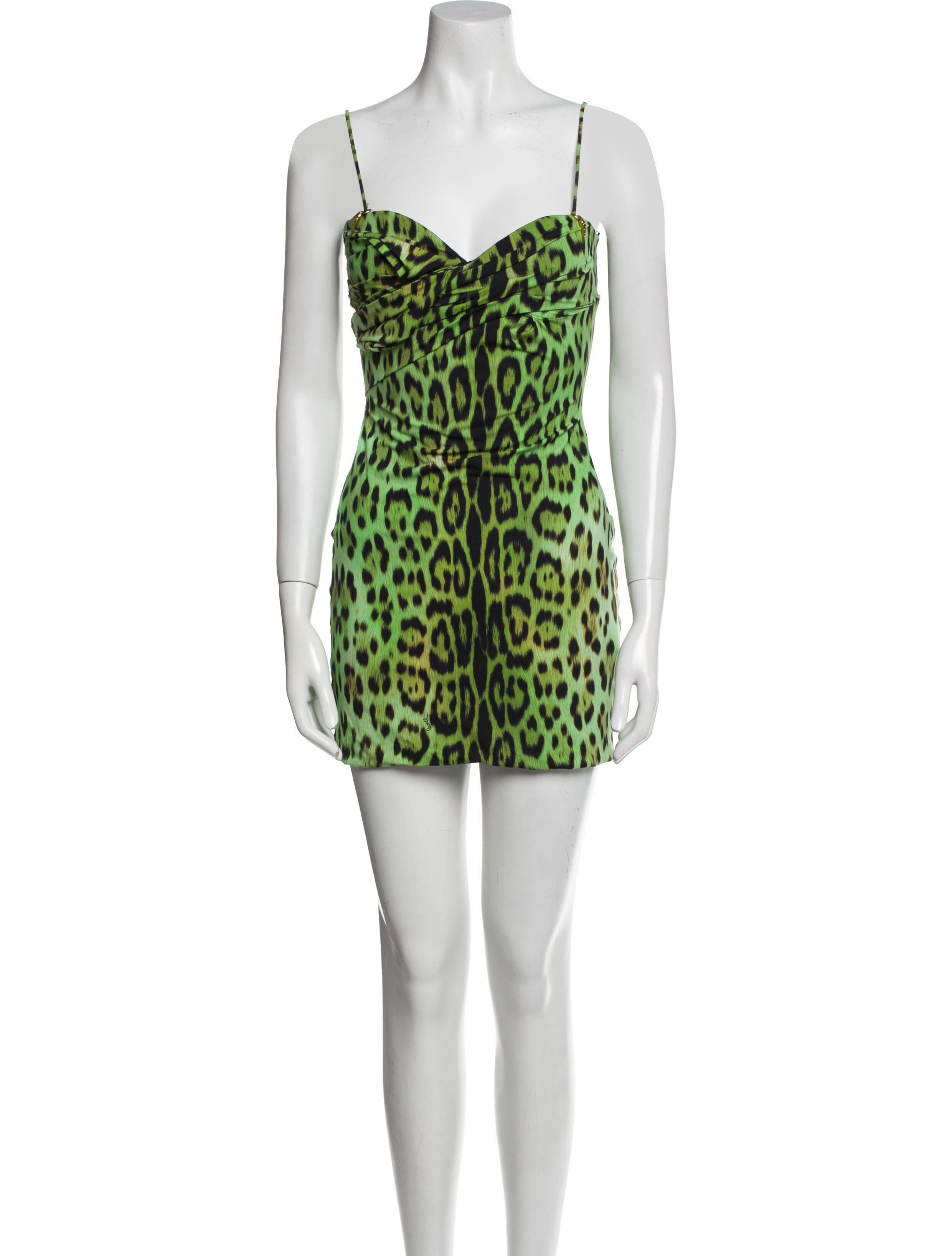 Roberto Cavalli Animal Print Mini Dress