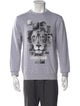 Roberto Cavalli Graphic Print Crew Neck Pullover