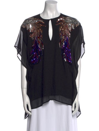 Roberto Cavalli Silk Printed Blouse