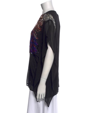 Roberto Cavalli Silk Printed Blouse