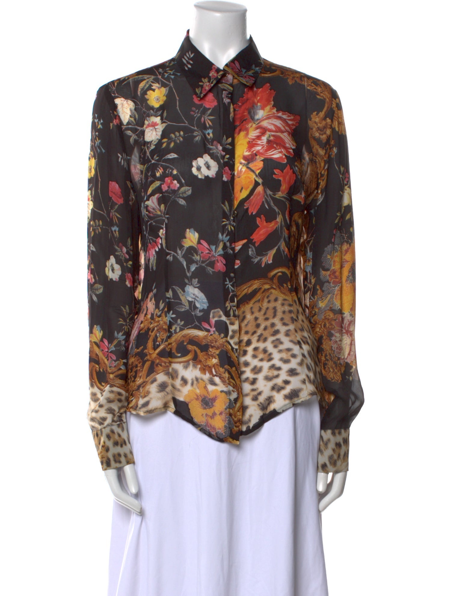 Roberto Cavalli Vintage 2005 Button-Up Top