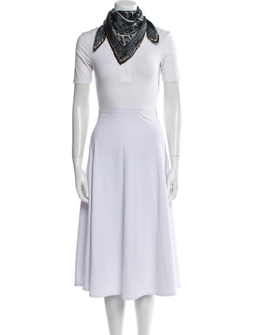 Roberto Cavalli Floral Foulard 80 Silk Scarf