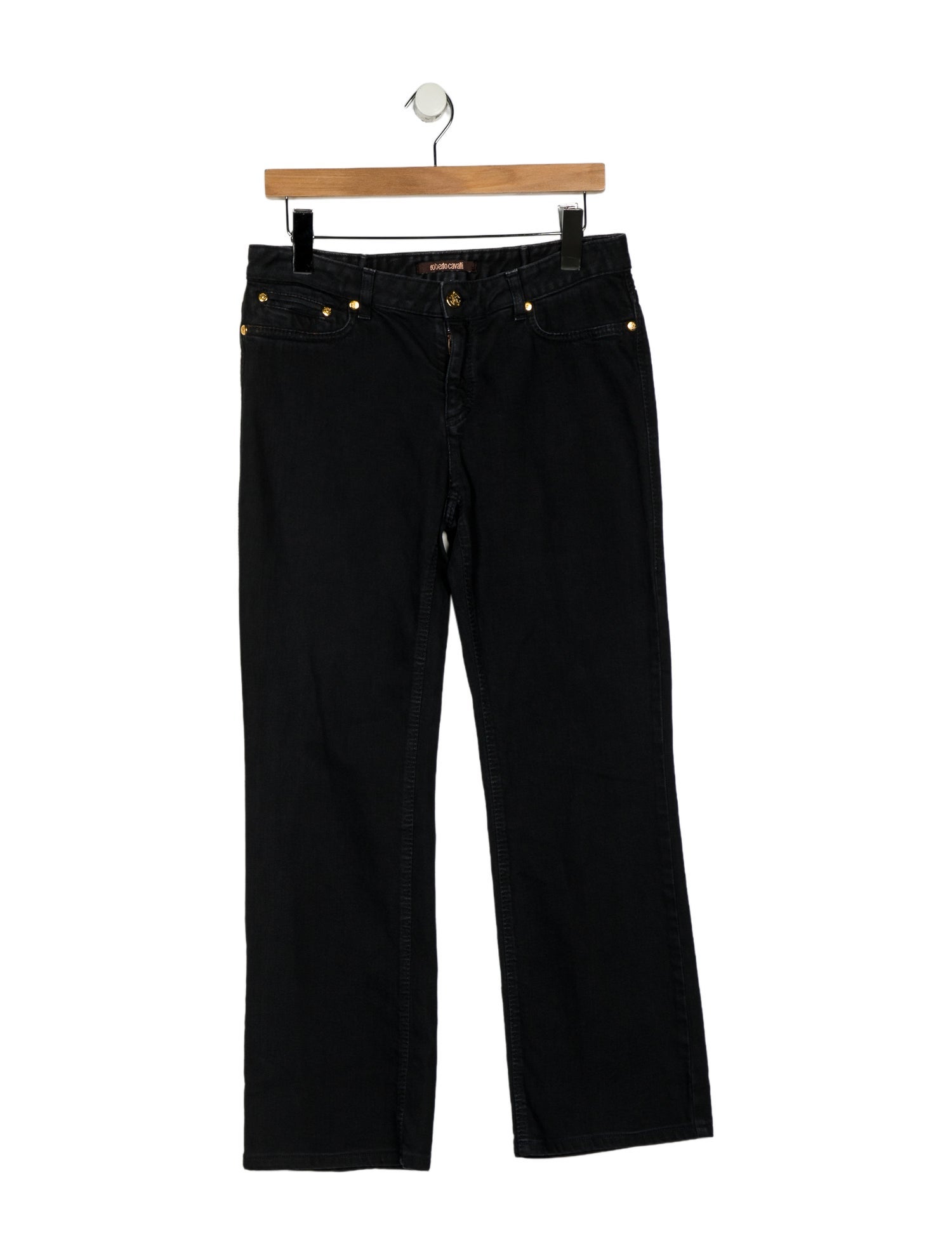 Roberto Cavalli Mid-Rise Wide Leg Jeans