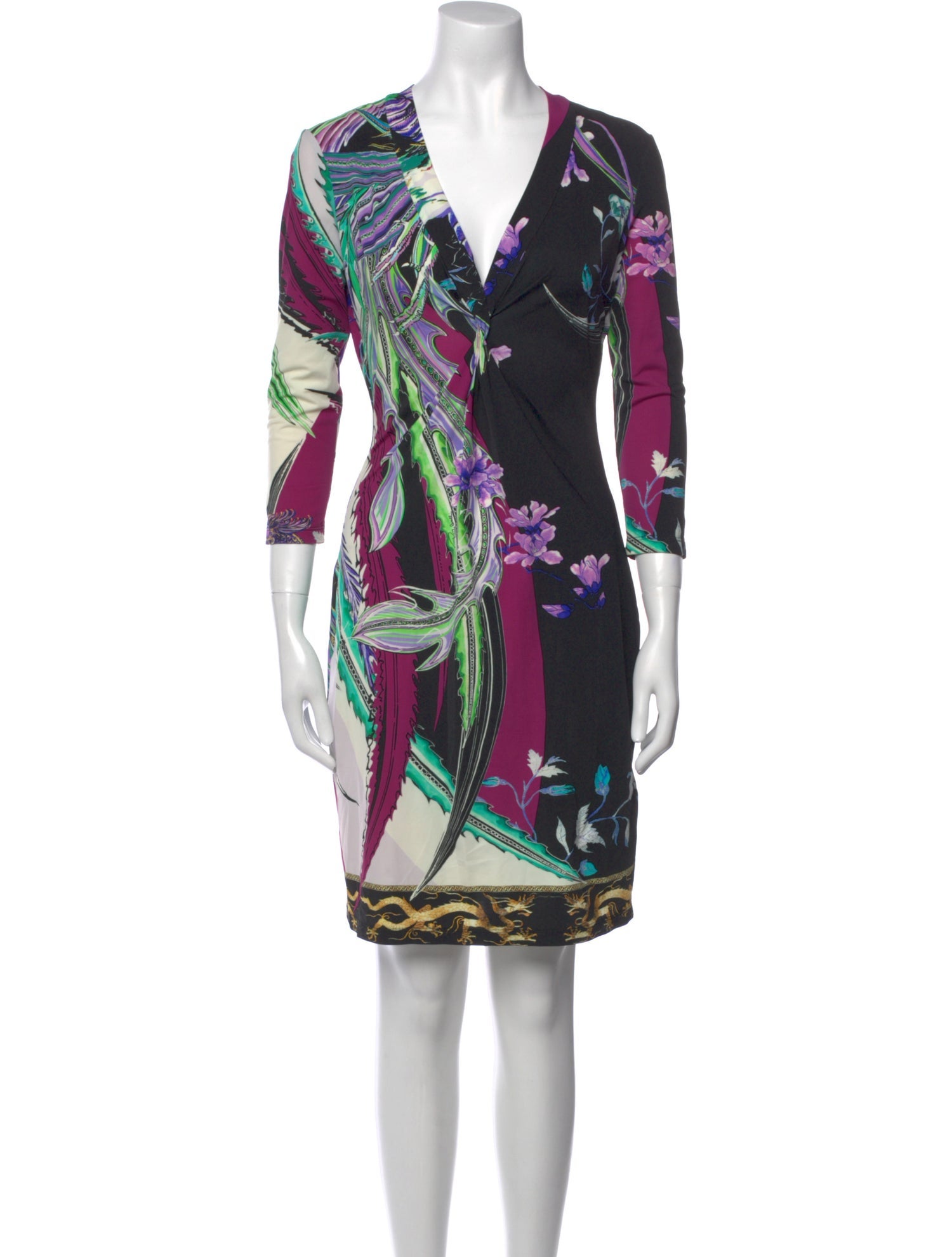 Roberto Cavalli Nylon Mini Dress w/ Tags