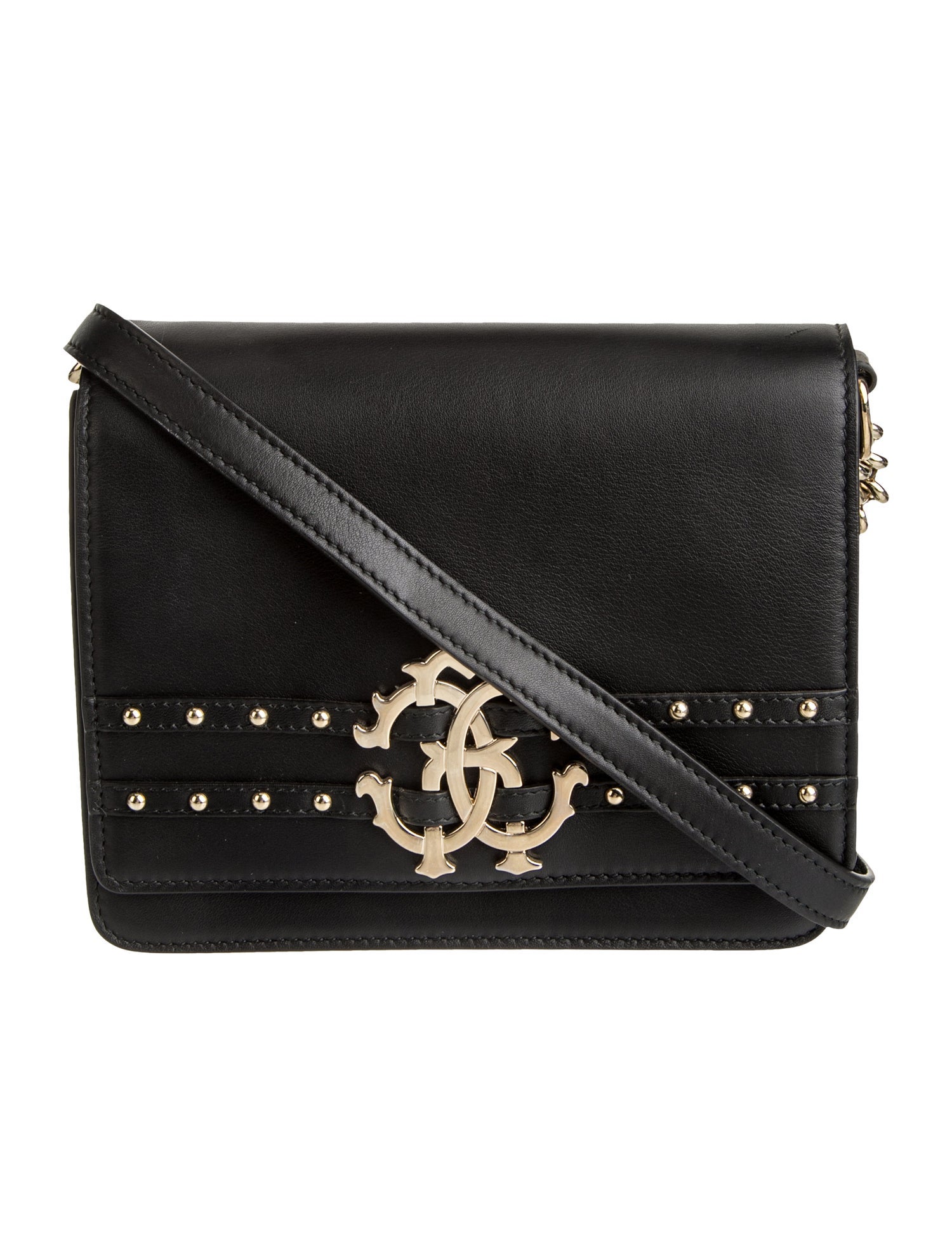 Roberto Cavalli Leather Crossbody Bag