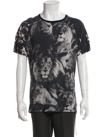 Roberto Cavalli Printed Crew Neck T-Shirt