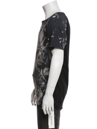 Roberto Cavalli Printed Crew Neck T-Shirt