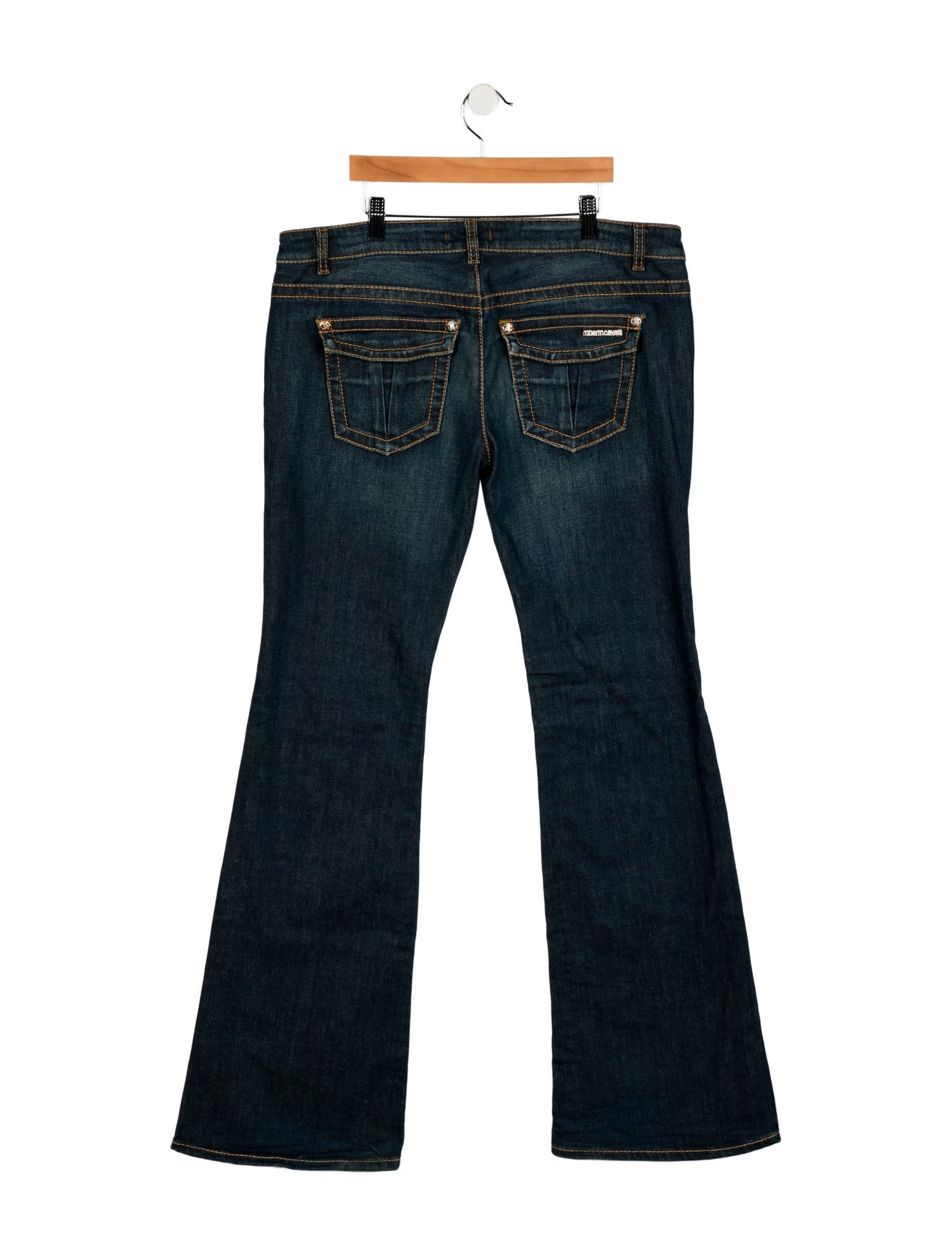 Roberto Cavalli Mid-Rise Wide Leg Jeans