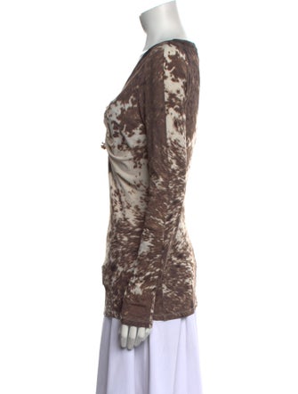 Roberto Cavalli Nylon Printed Top