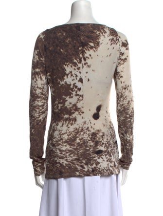 Roberto Cavalli Nylon Printed Top