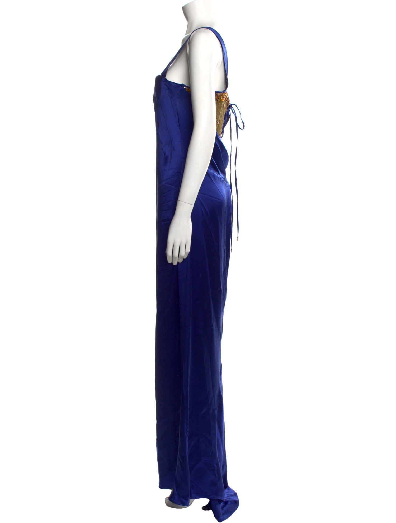 Roberto Cavalli Silk Long Dress