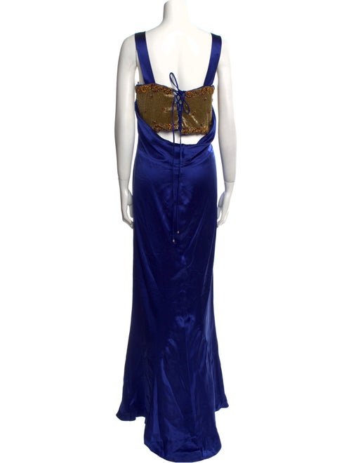 Roberto Cavalli Silk Long Dress