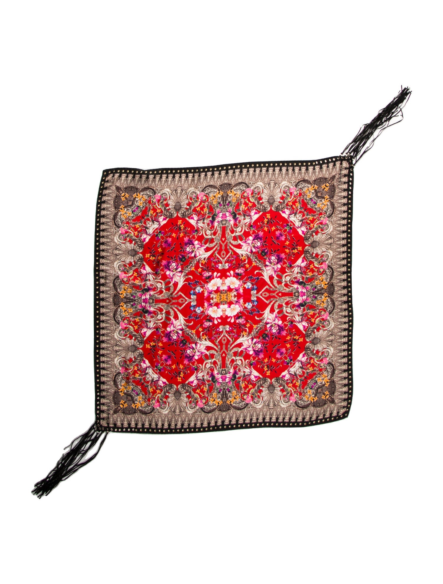 Roberto Cavalli Silk Printed Scarf