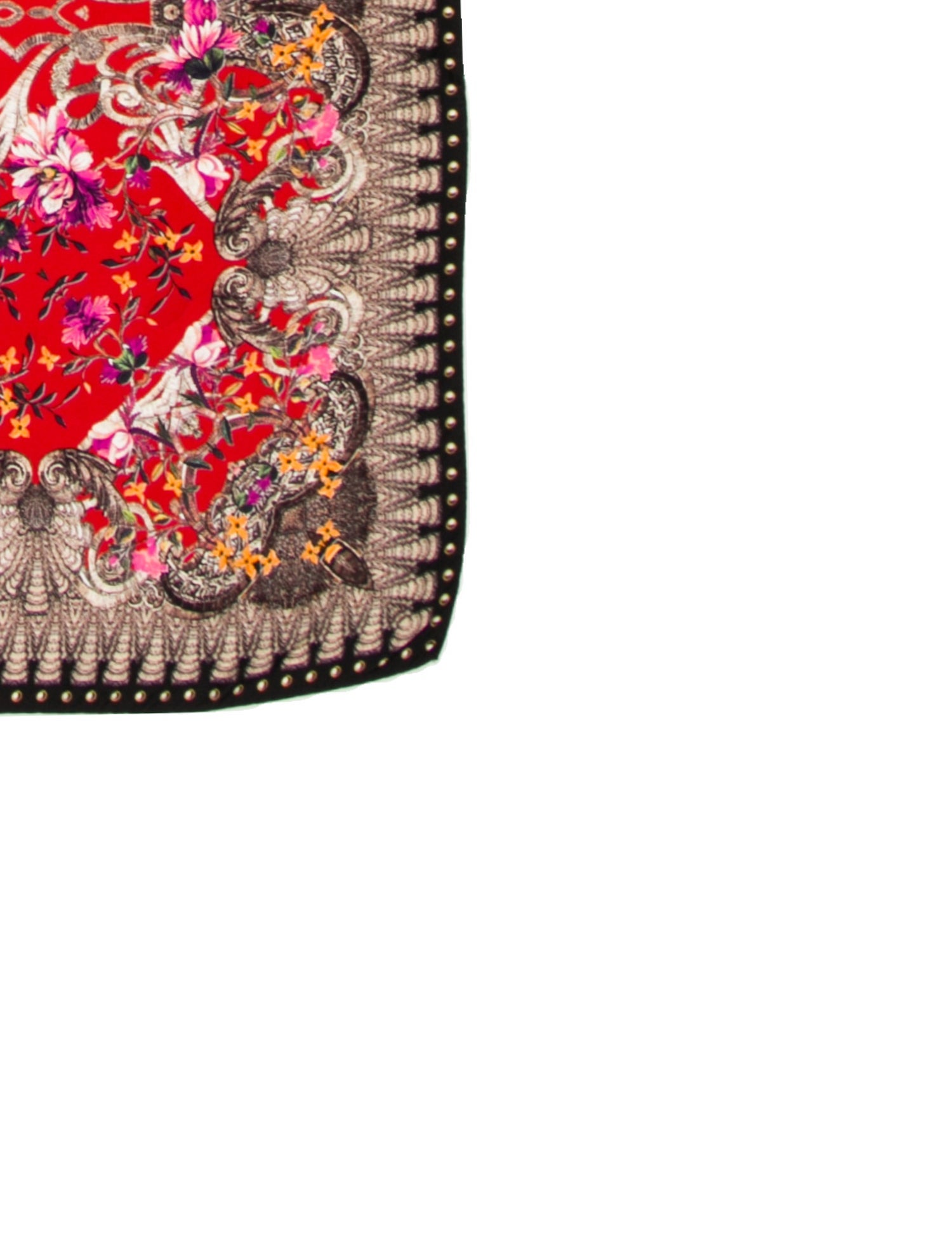 Roberto Cavalli Silk Printed Scarf