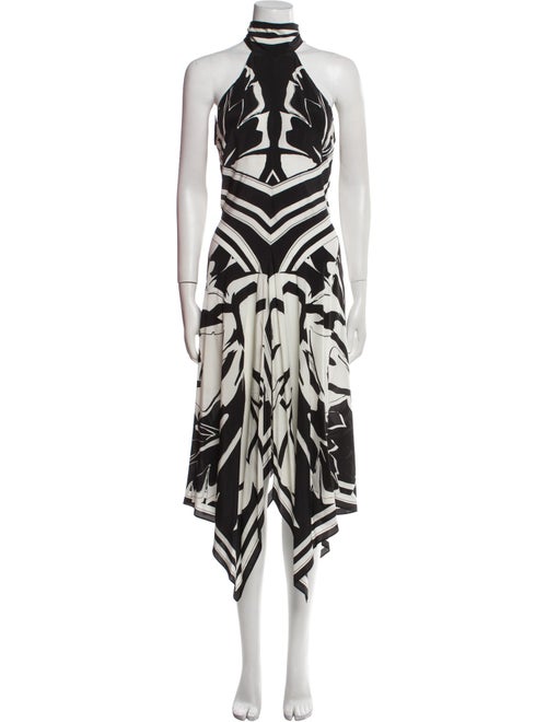 Roberto Cavalli Silk Midi Length Dress