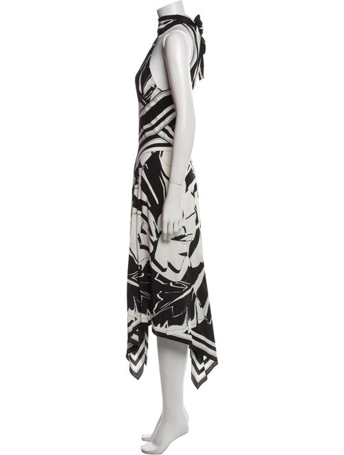 Roberto Cavalli Silk Midi Length Dress
