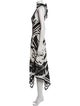 Roberto Cavalli Silk Midi Length Dress