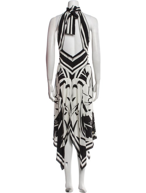 Roberto Cavalli Silk Midi Length Dress