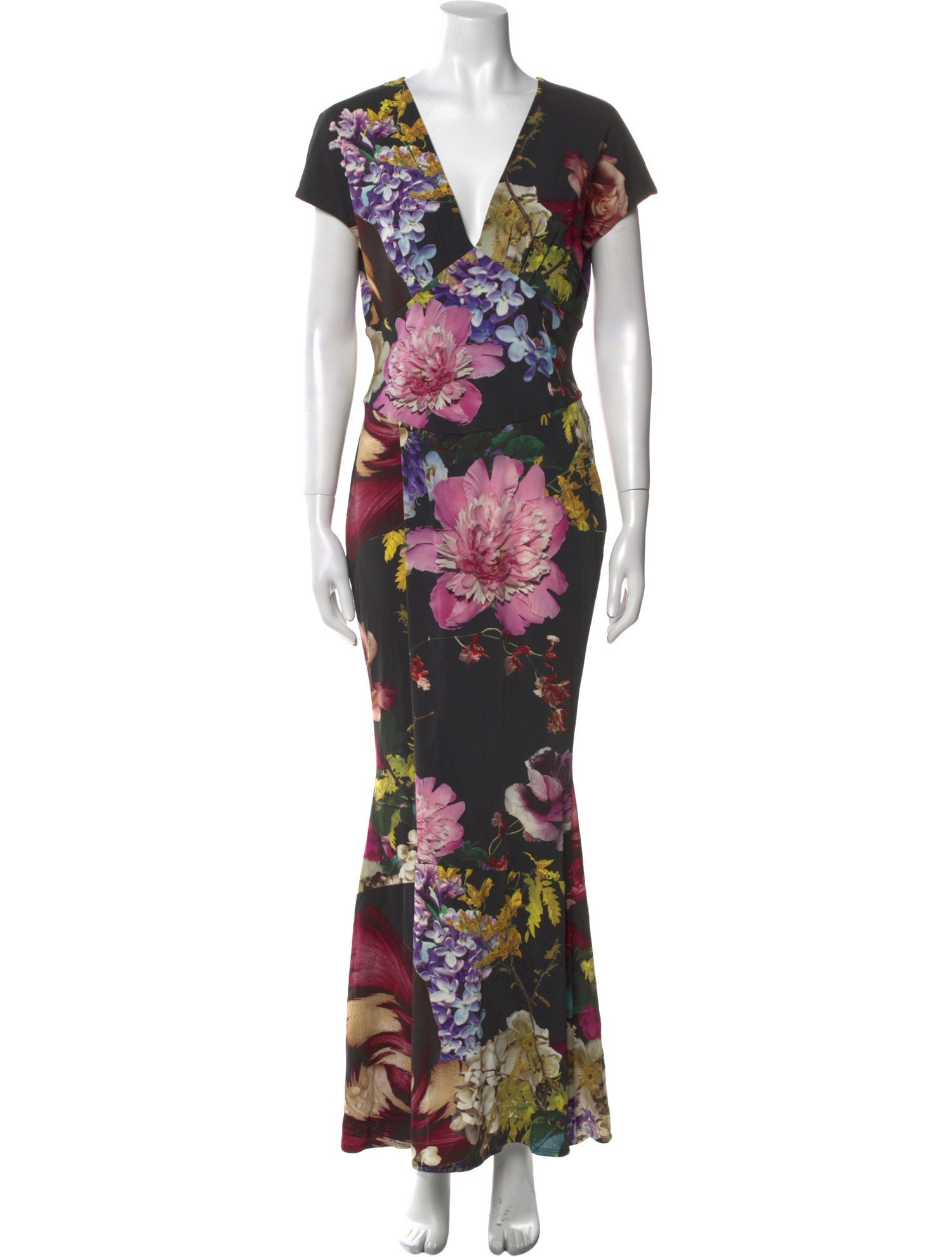 Roberto Cavalli Nylon Long Dress