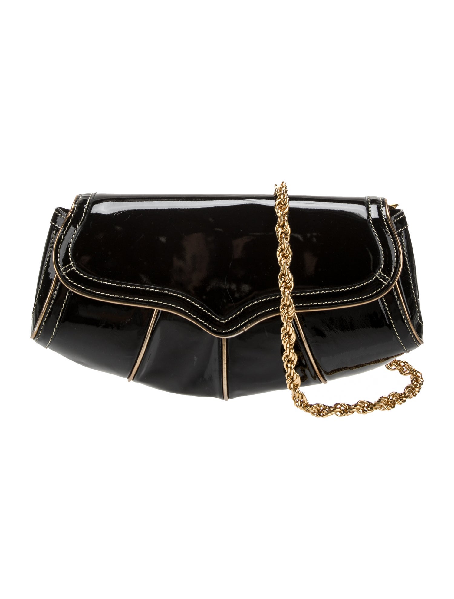 Roberto Cavalli Patent Leather Shoulder Bag