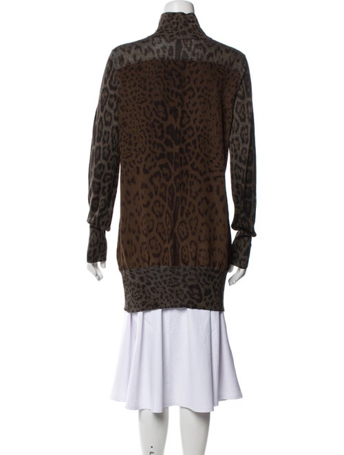 Roberto Cavalli Cashmere Animal Print Sweater