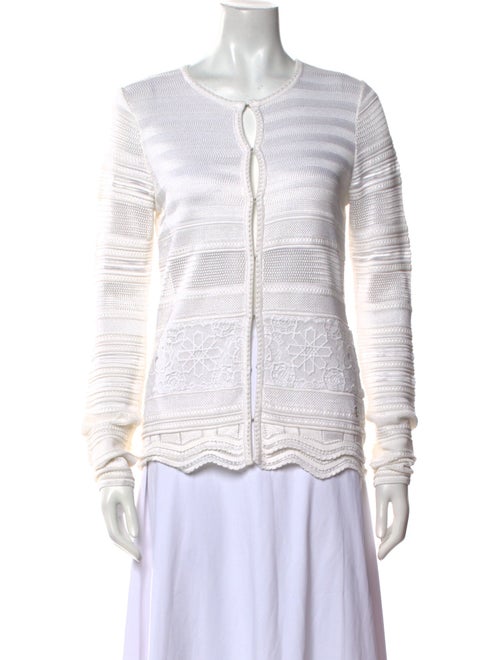 Roberto Cavalli Striped Scoop Neck Sweater