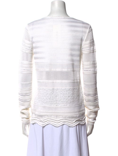 Roberto Cavalli Striped Scoop Neck Sweater
