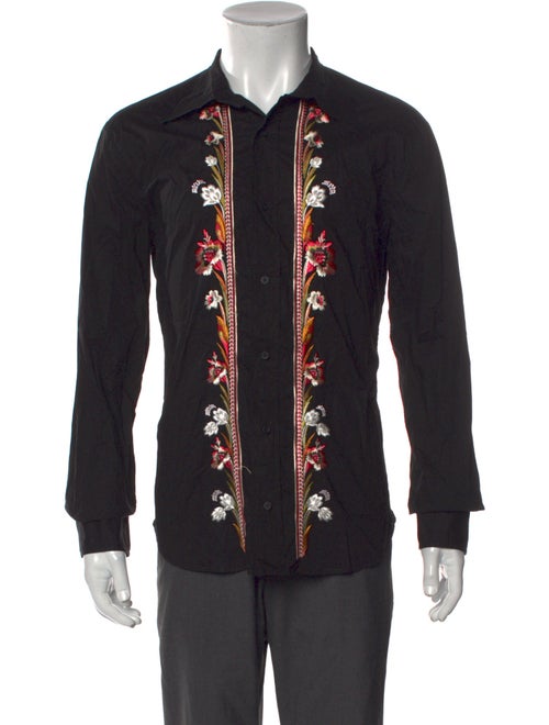 Roberto Cavalli Graphic Print Long Sleeve Shirt