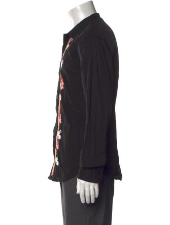 Roberto Cavalli Graphic Print Long Sleeve Shirt