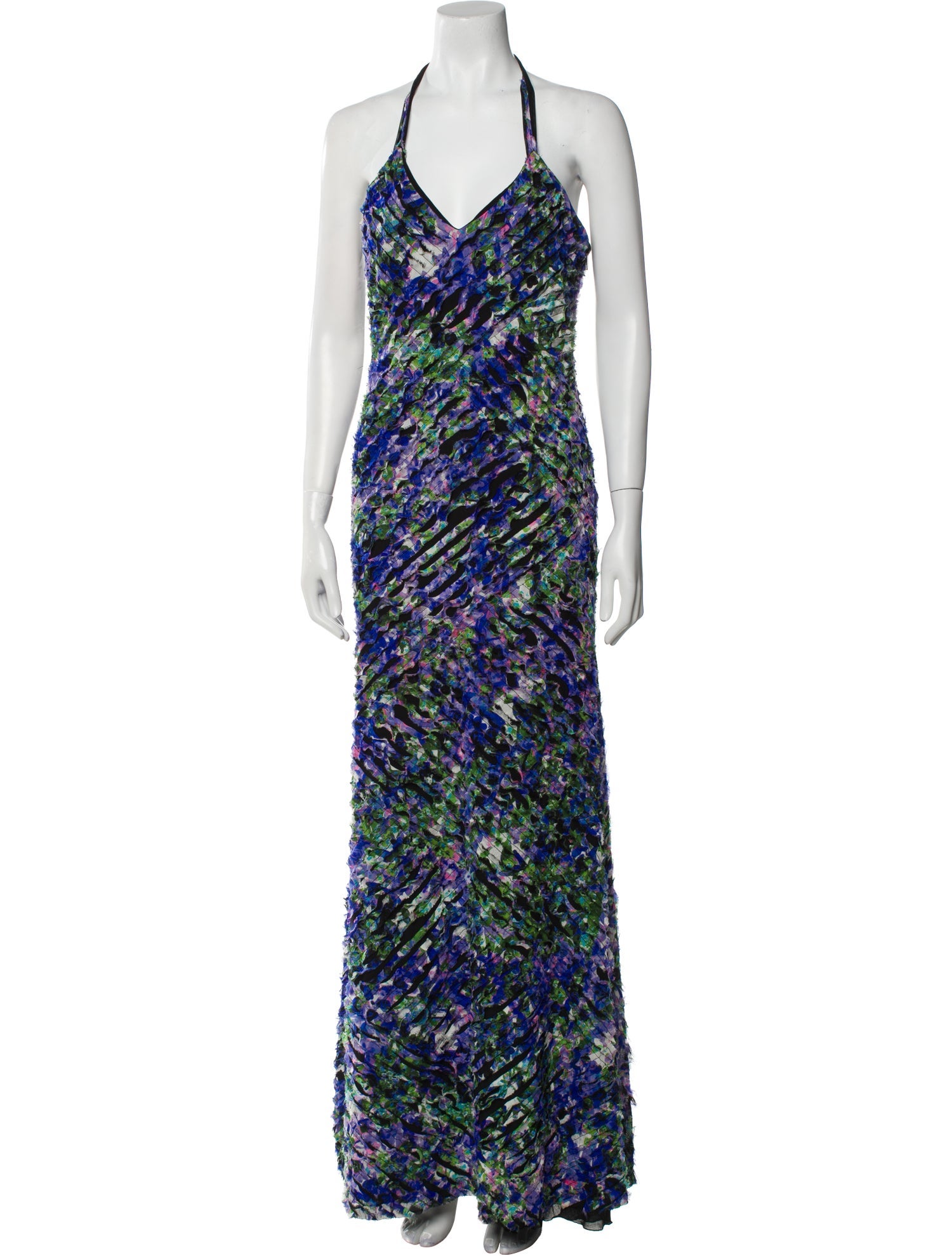 Roberto Cavalli Silk Long Dress