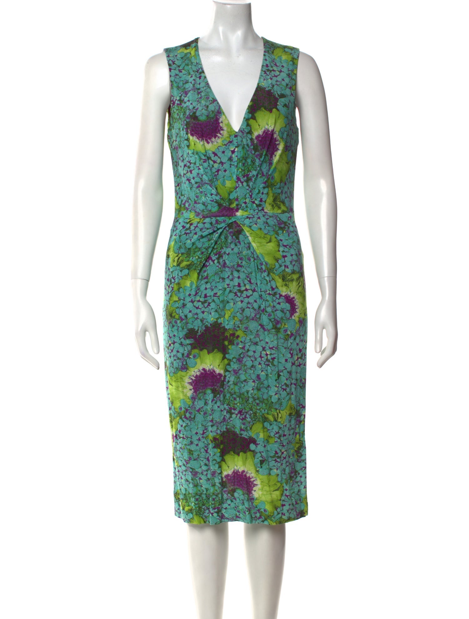 Roberto Cavalli Printed Midi Length Dress