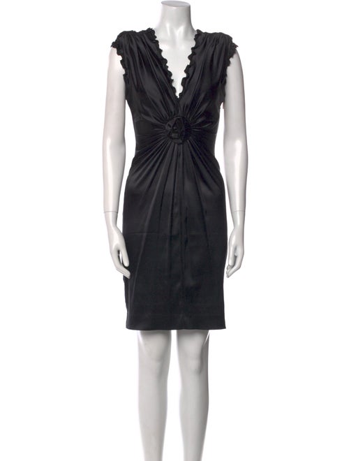 Roberto Cavalli Silk Knee-Length Dress