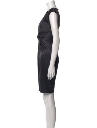 Roberto Cavalli Silk Knee-Length Dress