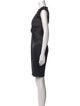 Roberto Cavalli Silk Knee-Length Dress