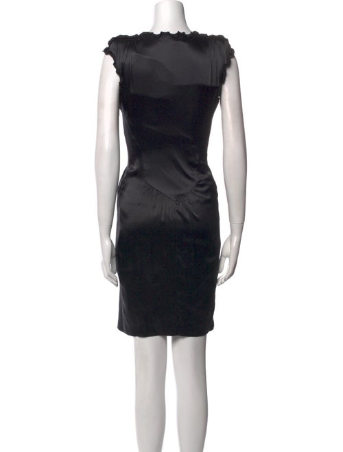 Roberto Cavalli Silk Knee-Length Dress