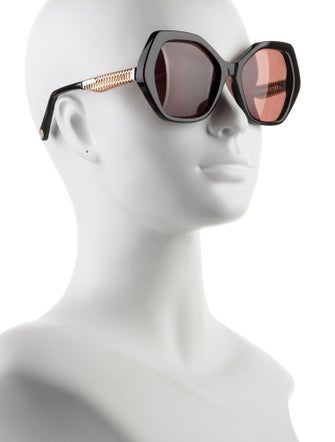 Roberto Cavalli Oversize Tinted Sunglasses