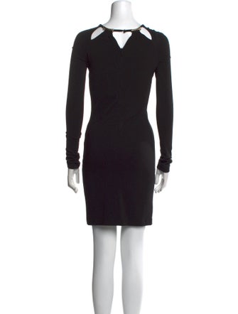 Roberto Cavalli V-Neck Mini Dress