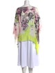 Roberto Cavalli Silk Floral Print Tunic