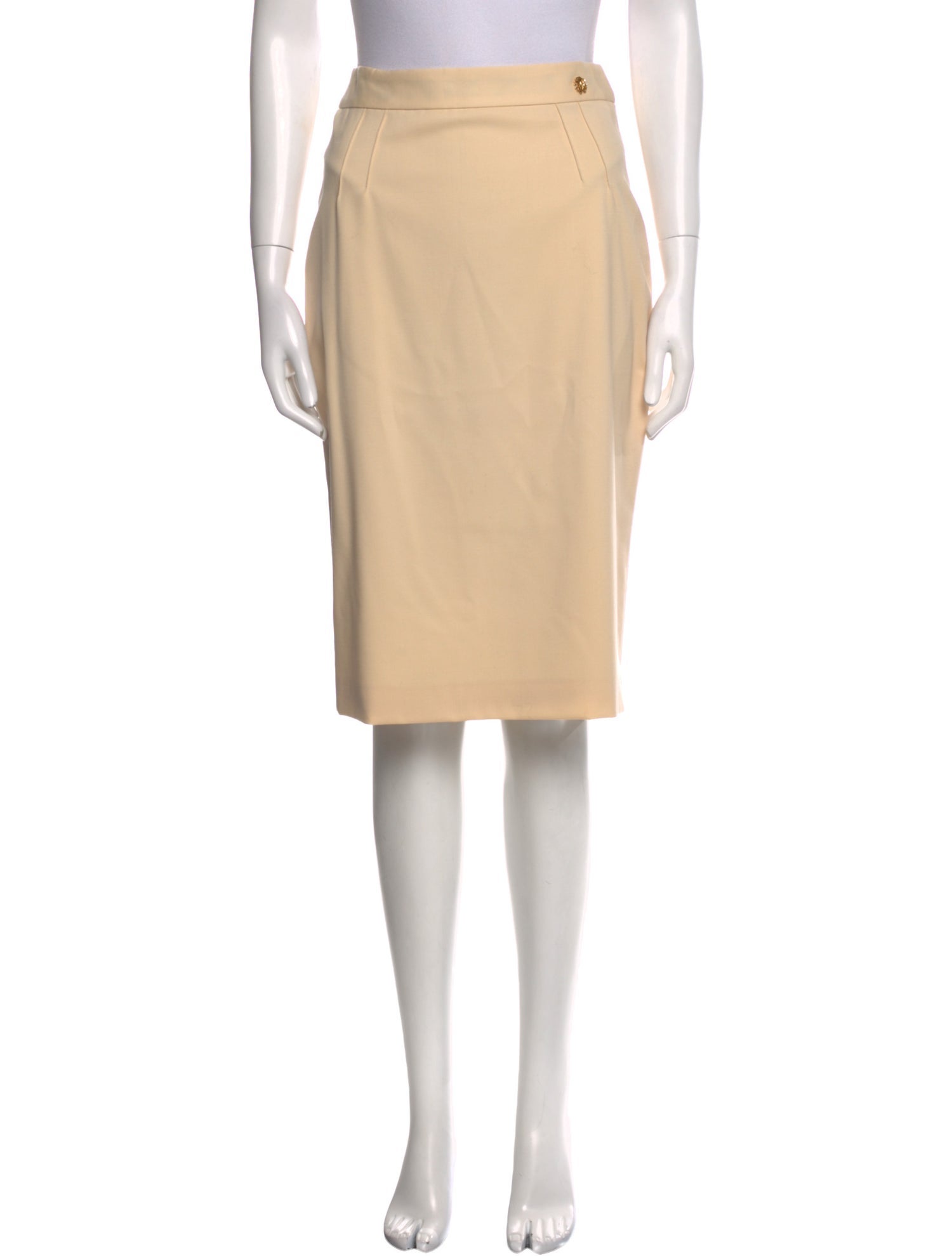 Roberto Cavalli Virgin Wool Knee-Length Skirt