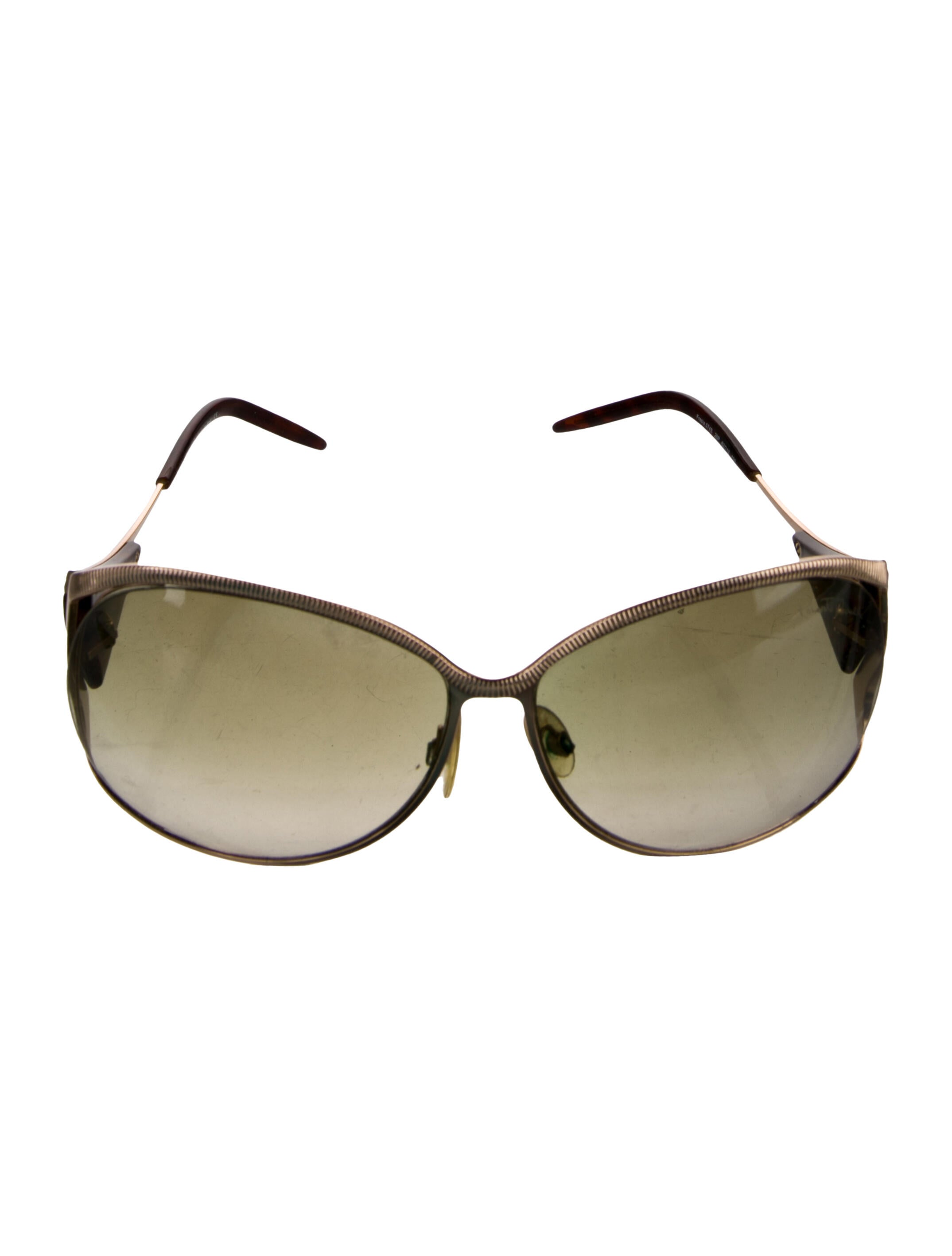 Roberto Cavalli Oversize Gradient Sunglasses