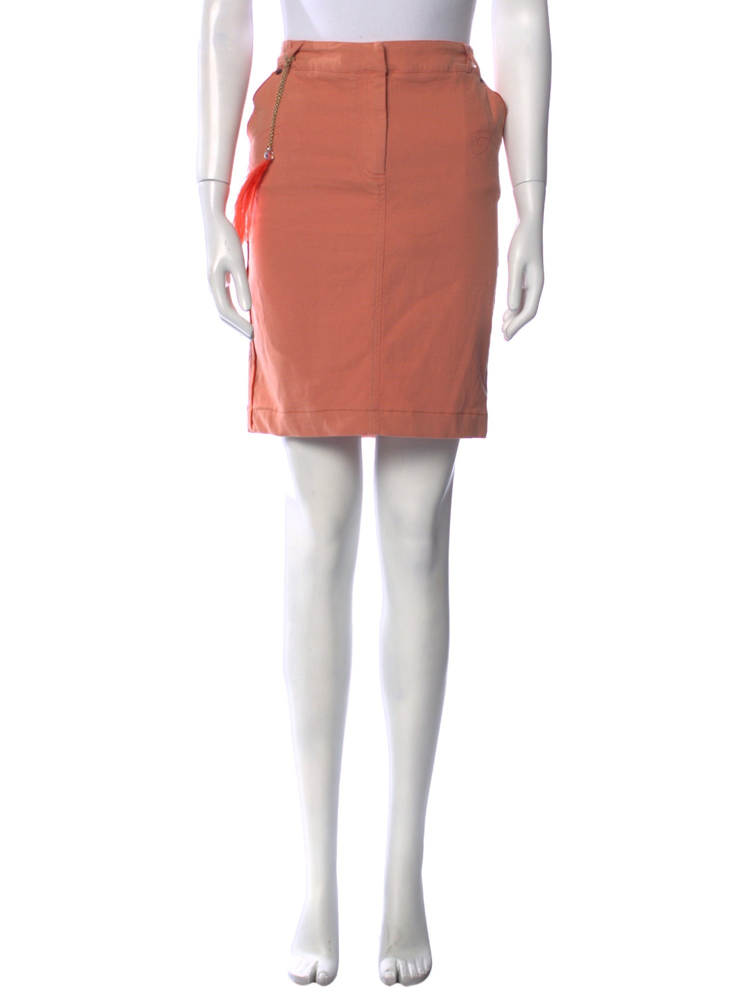 Roberto Cavalli Chain-Link Accents Mini Skirt