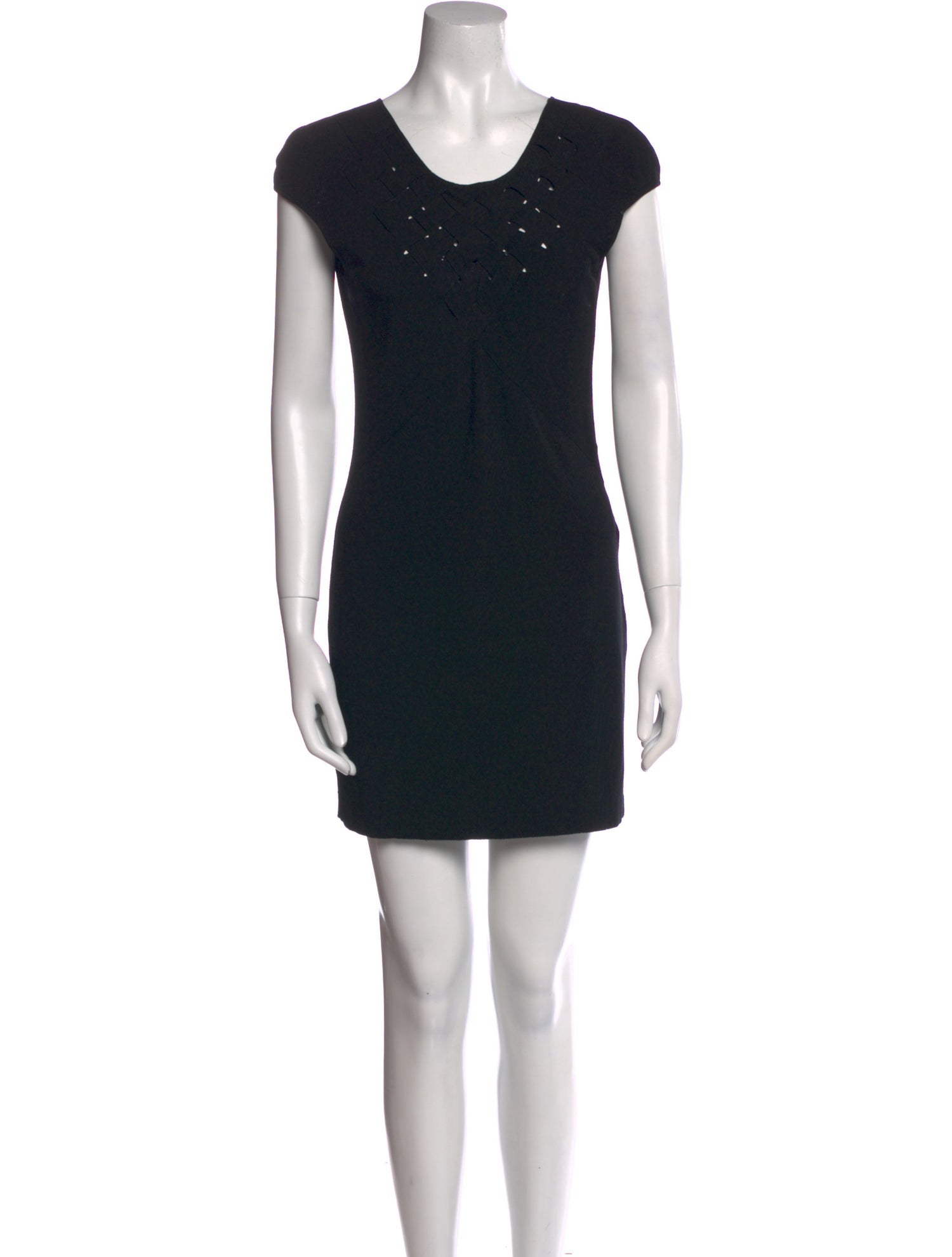Roberto Cavalli Scoop Neck Mini Dress