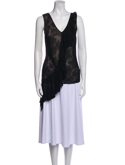 Roberto Cavalli V-Neck Sleeveless Tunic